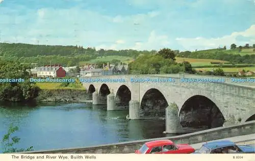 R579782 Builth Wells The Bridge and River Wye E T W Dennis Photocolour 1975