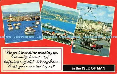 R581913 Auf der Isle of Man Der Hafen Douglas Die Promenade Port St Mary Bamfor