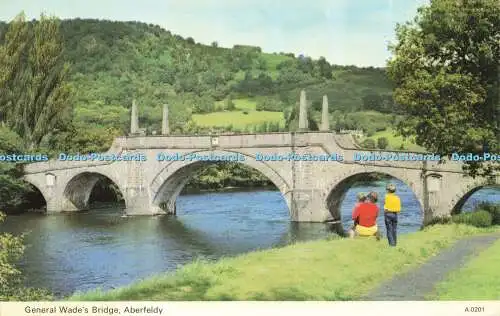 R581927 Aberfeldy General Wade Bridge E T W Dennis Photocolour 1976