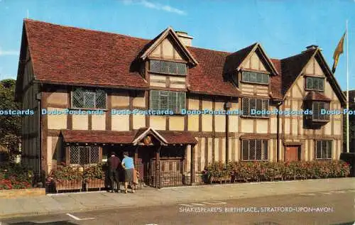 R579801 Stratford Upon Avon Shakespeare Birthplace J Salmon Cameracolour 1963