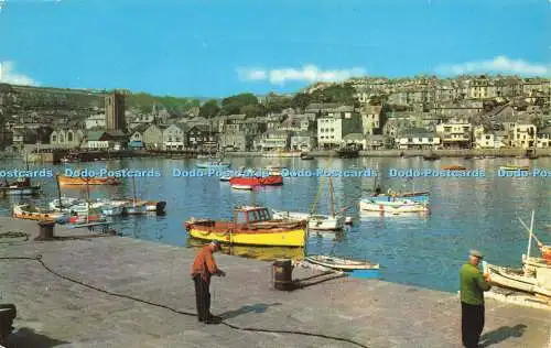 R579804 St Ives The Harbour 1976