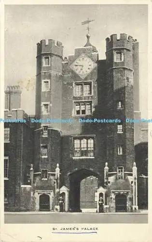 R584159 London St James Palace Tuck Gravure Postkarte