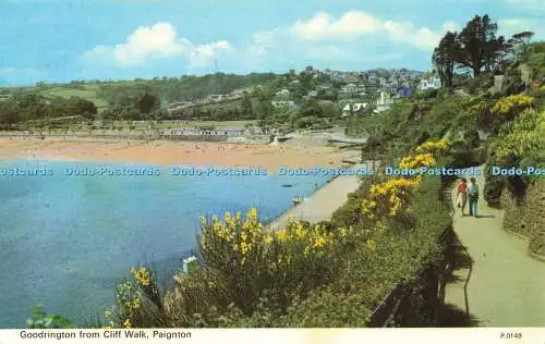 R581947 Paignton Goodrington from Cliff Walk E T W Dennis Photocolour 1973