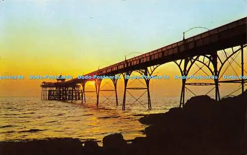 R581965 Clevedon Sunset E T W Dennis Photocolour 1966