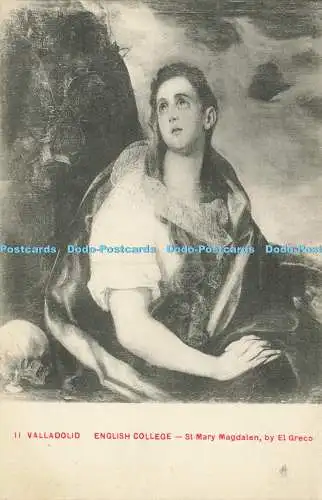 R584191 Valladolid English College St Mary Magdalen von El Greco P H G