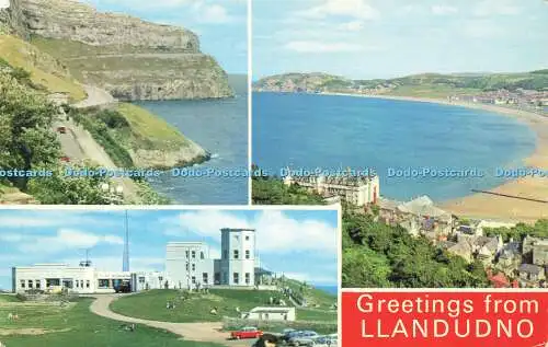 R579853 Grüße vom Llandudno Marine Drive The Bay Summit of Gt Orme E T W De