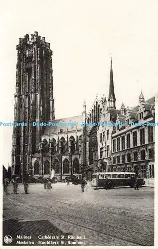 R585906 Malines Cathedrale St Rombaut Nels Ern Thill Bromurite No 3 1944