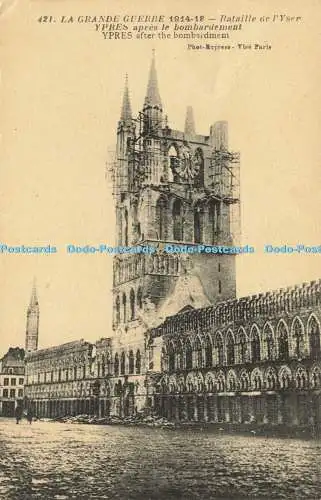 R585908 Ypern After the Bombardement La Grande Guerre Phototypie Baudiniere Phot