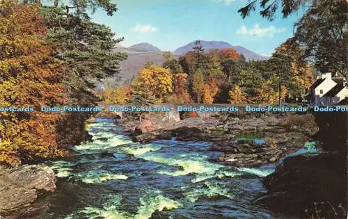 R579885 Killin The River Dochart and Ben Lawers J B White Colourmaster Internati