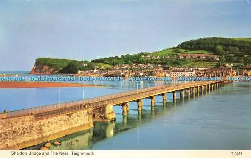 R582020 Teignmouth Shaldon Bridge and The Ness E T W Dennis Photocolour