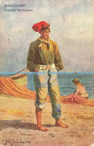 R585926 Bordighera Costumi Bordighesi G Nino Albertieri 1922