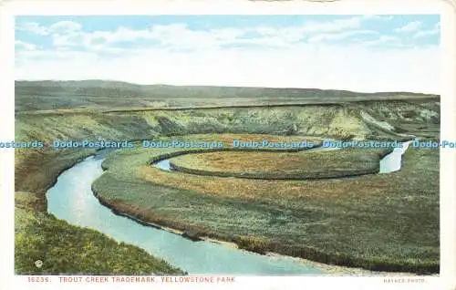 R584268 Yellowstone Park Trout Creek Trademark J E Haynes