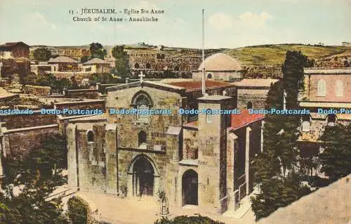 R584281 Jerusalem Kirche St. Anne Peres Blancs