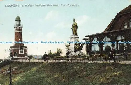 R584294 Leuchtturm u Kaiser Wilhelm Denkmal bei Holtenau Ottmar Zieher