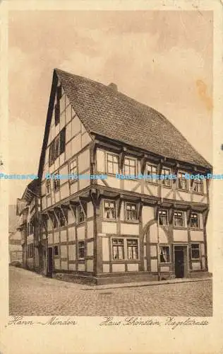 R585980 Hann Munden Haus Schönstein Ziegelstraße Hans Augustin Nr 3788 1936
