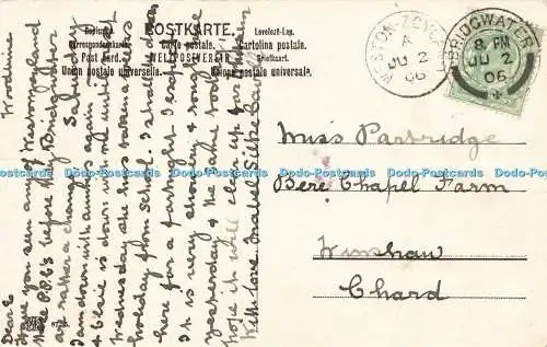 R585994 Buchstabe E und Blumen M und S 1906