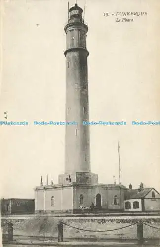 R586001 Dunkerque Le Phare Imprimeries Reunies de Nancy C A R