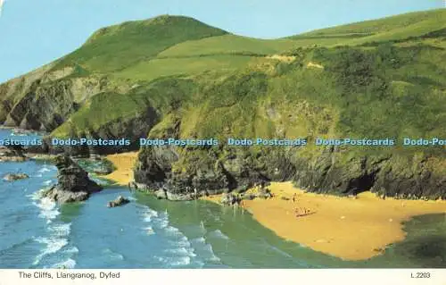 R582098 Dyfed Llangranog The Cliffs E T W Dennis Photocolour