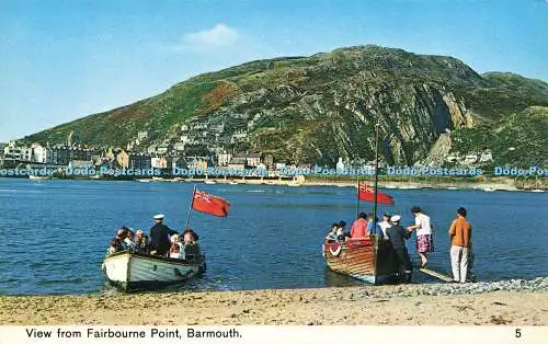 R582105 Barmouth View from Fairbourne Point Bamforth Color Gloss View Series