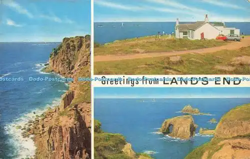 R582108 Greetings from Land End J Salmon Cameracolour Multi View 1980