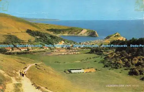 R582117 Lulworth Cove from Above J Salmon Cameracolour 1965