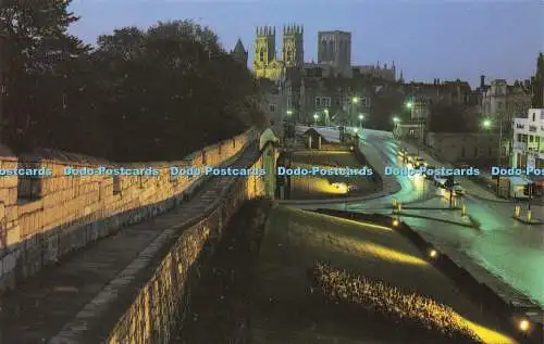 R584340 York The City Walls and Minster J Salmon Cameracolour