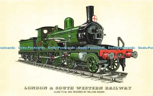 R584346 London and South Western Railways Class T 3 No 563 Prescott Pickup