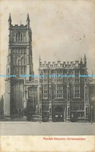 R586062 Cirencester Pfarrkirche W D M Cecily Serie 1905