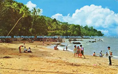 R582162 Penang Sandy Beach at Tanjong Bungah P M S Mohamed Noordin 1966