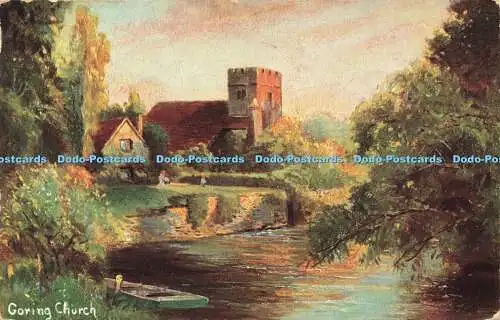 R584399 Goring Kirche S Hildesheimer Themse Ansicht Serie Nr 5358