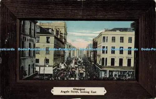 R584409 Glasgow Argyle Street Look East Woolstone Bros The Milton Artlette Gl