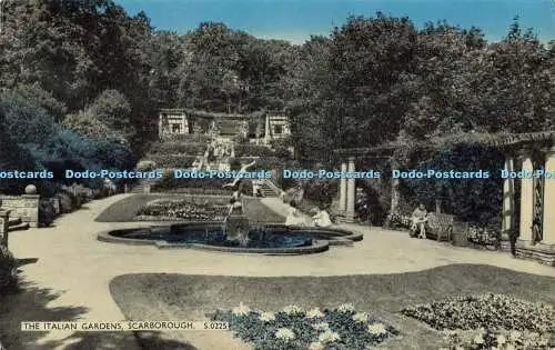 R582207 Scarborough The Italian Gardens E T W Dennis Photoblue