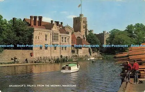 R584434 Maidstone Erzbischof Palace aus dem Medway J Salmon Cameracolour