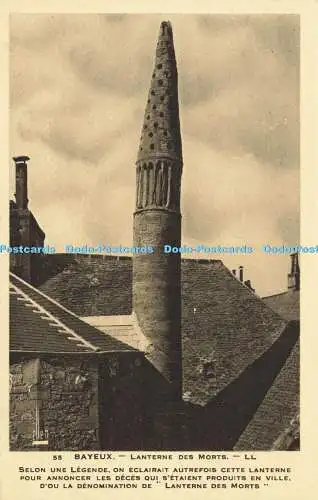 R586123 Bayeux Lanterne des Morts LL 55 Levy et Neurdein Reunis Ellen