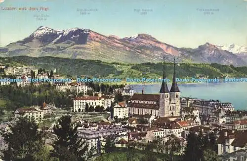 R582209 Luzern mit dem Rigi W Zimmermann Strassler