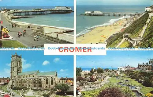 R582233 Cromer Die Promenade und Pier Die Pfarrkirche West Cliff Gardens Jarro