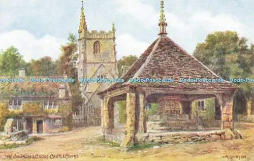 R582286 Castlecombe The Church and Cross J Salmon A R Quinton