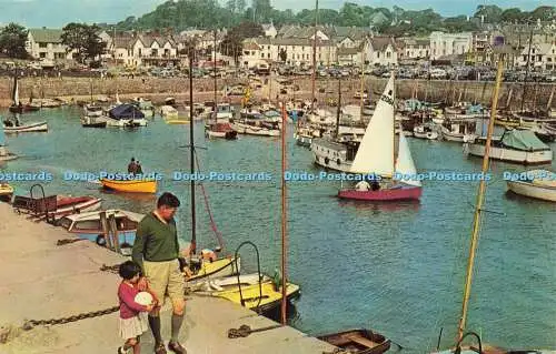 R582313 Wales Pembroke Saundersfoot Carmarthen Bay N P O Fotocolor 1968