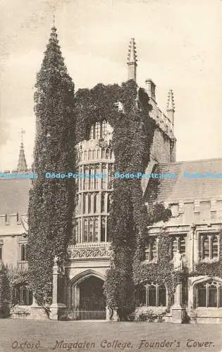 R586233 Oxford Magdalen College Founder Tower F Frith No 26831