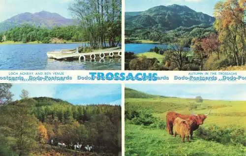 R582325 Trossachs Loch Achray und Ben Venue Pony Trekking in Duke Pass E T W Den