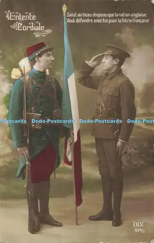 R586260 Entente Cordiale G Piprot Dix 1915