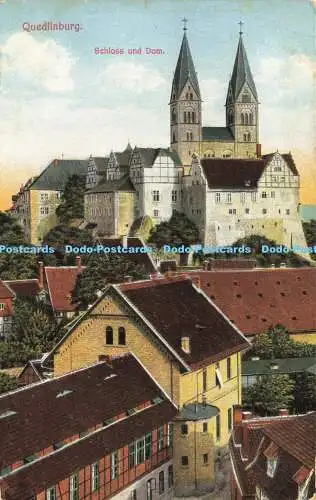 R586361 Schloss Quedlinburg und Dom Rud Stolle 1912