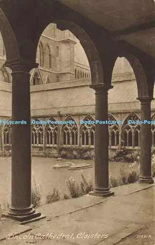 R586432 Lincoln Cathedral Cloisters F Frith No 25631 A