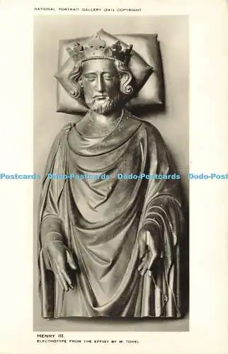 R586445 National Portrait Gallery Henry III B Matthews W Torel