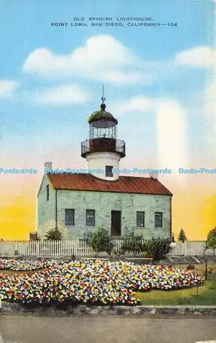 R586469 California Sam Diego Point Loma Old Spanish Lighthouse Hopkins News Agen