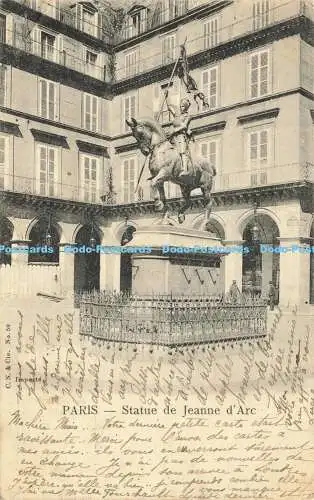 R586474 Paris Statue de Jeanne d Arc C N und Cie No 50 1902