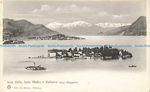 R586494 Isola Bella Isola Madre e Pallanza Lago Maggiore Brunner G Sterna