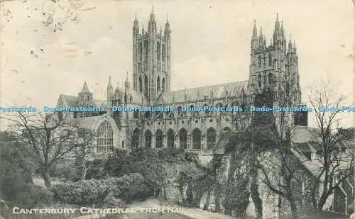 R586521 Canterbury Cathedral from N W E Crow 1913