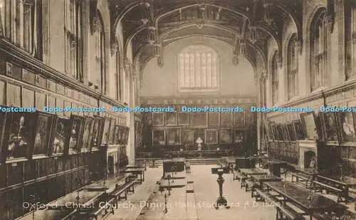 R586522 Oxford Christ Church Dining Hall gegründet A D 1546 F Frith Nr 64070 1920