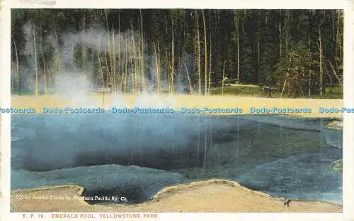 R586526 Yellowstone Park Emerald Pool Bloom Bros C T American Art Asahel Curtis